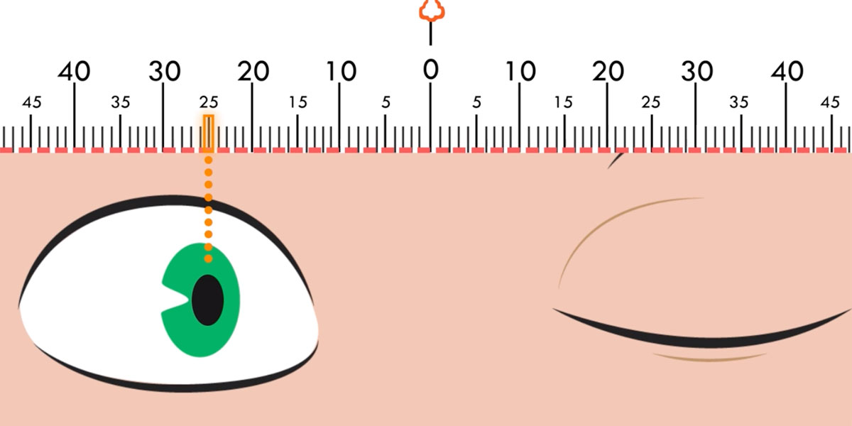 How to measure pupillary distance (PD).